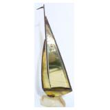 Mario Jason Signed Sailboat Sculpture 14"