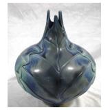 Newman Art Pottery Vase - signed, 10.5" tall