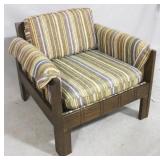 Vintage upholstered lounge chair
