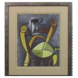 OWL ON CHAIR GICLEE BY PABLO PICASSO