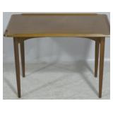 Mid-century Danish walnut lip edge side table