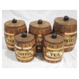 5pc Canister Set 7, 10 & 9 Inches