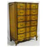 French serpentine front chest