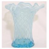 Jefferson Diamond Oval Thumbprint swung vase