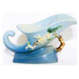 Roseville Apple Blossom cornucopia 5 x 9 x 5