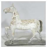 Carved wooden horse