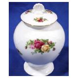 Royal Albert "Old Country Roses" Canister  8" Tall