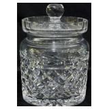 Waterford crystal lidded biscuit jar