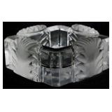 Lalique crystal ashtray, 1.5 x 4 x 4