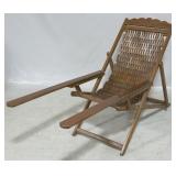 Anglo-Colonial folding planters chair