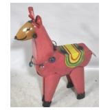 Metal llama figure, 25 x 20 x 4