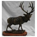 Buck Statue 18x18.5x6.5