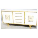 Modern History Home bamboo console