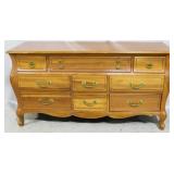 Vintage French bombe dresser