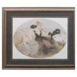 CAT IN FISH BOWL GICLEE BY LOUIS ICART
