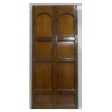Architectural carved wood door, 80.5 x 34.5
