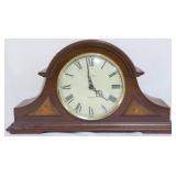 Loricron Cherry Tambour Clock Raised Veneer