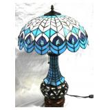 Stained Glass Lamp 28" Tall
