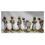 6pc Ceramic Band Figures - 5" tall