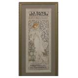 LA DAME AUX CAMELLIAS BY ALPHONSE MUCHA