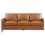 New Leather Italia Newport camel sofa