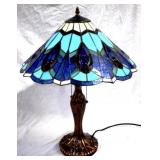 Stained Glass Lamp 25" Tall