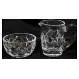 Waterford crystal creamer & sugar set