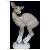 Royal Copenhagen fawn figurine, 7"