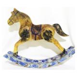 Wooden rocking horse, 15 x 18 x 4