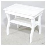 Pennsylvania Amish outdoor white table