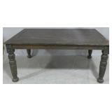 Monumental acanthus carved leg dining table