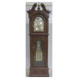 Bulova mahogany grandfather clock