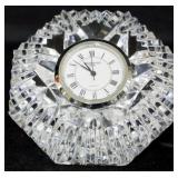Waterford crystal prism clock paperweight