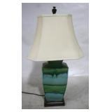 Stylecraft drip glaze 31" table lamp