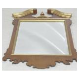 Chippendale mahogany wall mirror