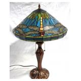 Stained Glass Lamp 25" Tall