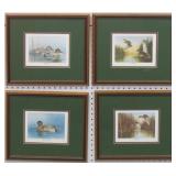 SET OF 4 DUCKS BY JIM MICHELSON