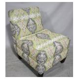 Upholstered armless chair, Klaussner