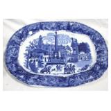 Blue & White Transferware Platter