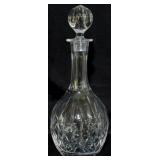 Cut crystal decanter