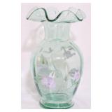 Fenton hand painted 8.5" vase