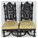 RARE Elizabethan pair of chil