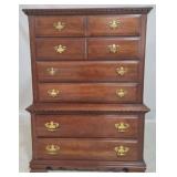 Broyhill chest on chest, 54 x 39 x 18