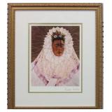 FRIDA AS A TEHUANA PRINT BY FRIDA KAHLO