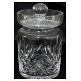 Waterford crystal lidded jar