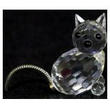 Swarovski cat figure