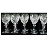 10 Waterford Powerscourt Water goblets