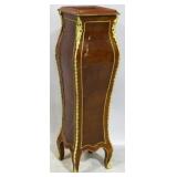 French 45" bombe side plant stand, brass ormolu