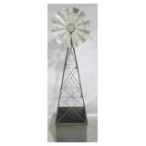 Windmill metal planter, 58" tall