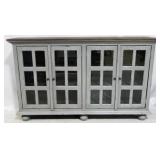 Painted four door console